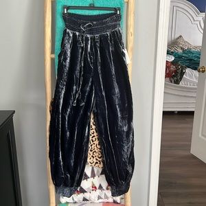 anthropology Velvet haram pants